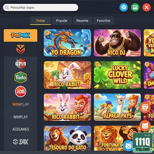 111q - app exclusivo - Interface do App